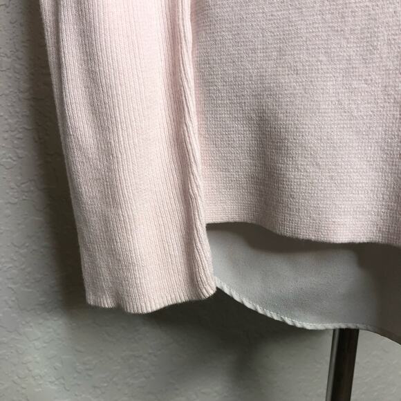 Ted Baker London light pink white layered sweater size 3 or US 8 / Medium - Picture 4 of 15